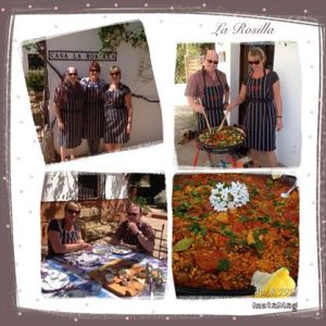Paella cooking adventure at La Rosilla